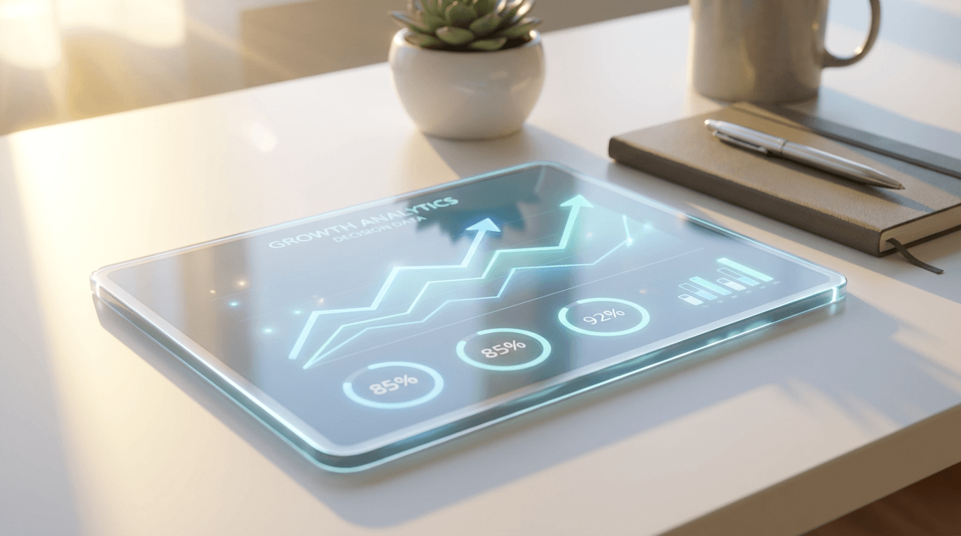 YouTube channel growth analytics with rising subscriber metrics