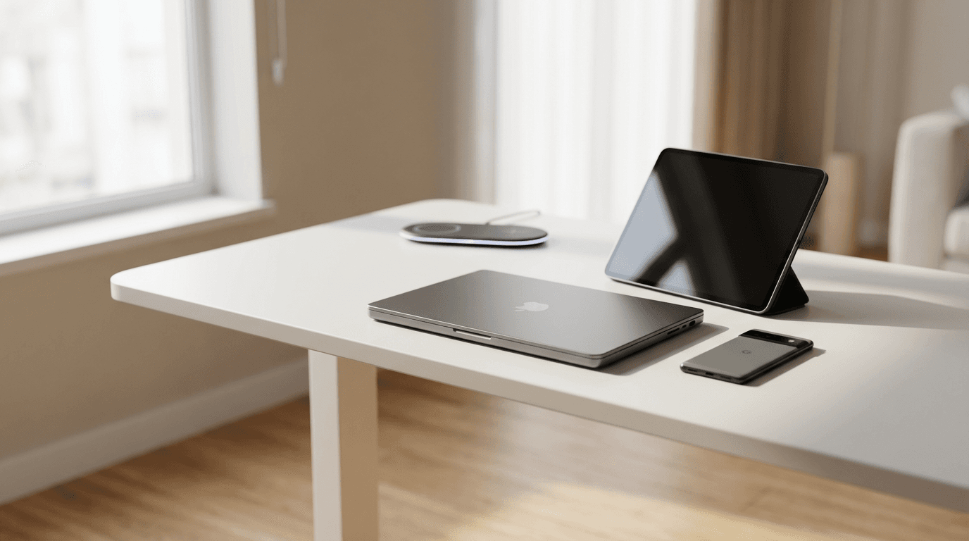 Automated YouTube uploads displayed across multiple devices